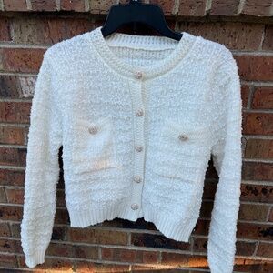 Tweed cardigan